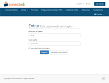Tablet Screenshot of clientes.conecta6.com